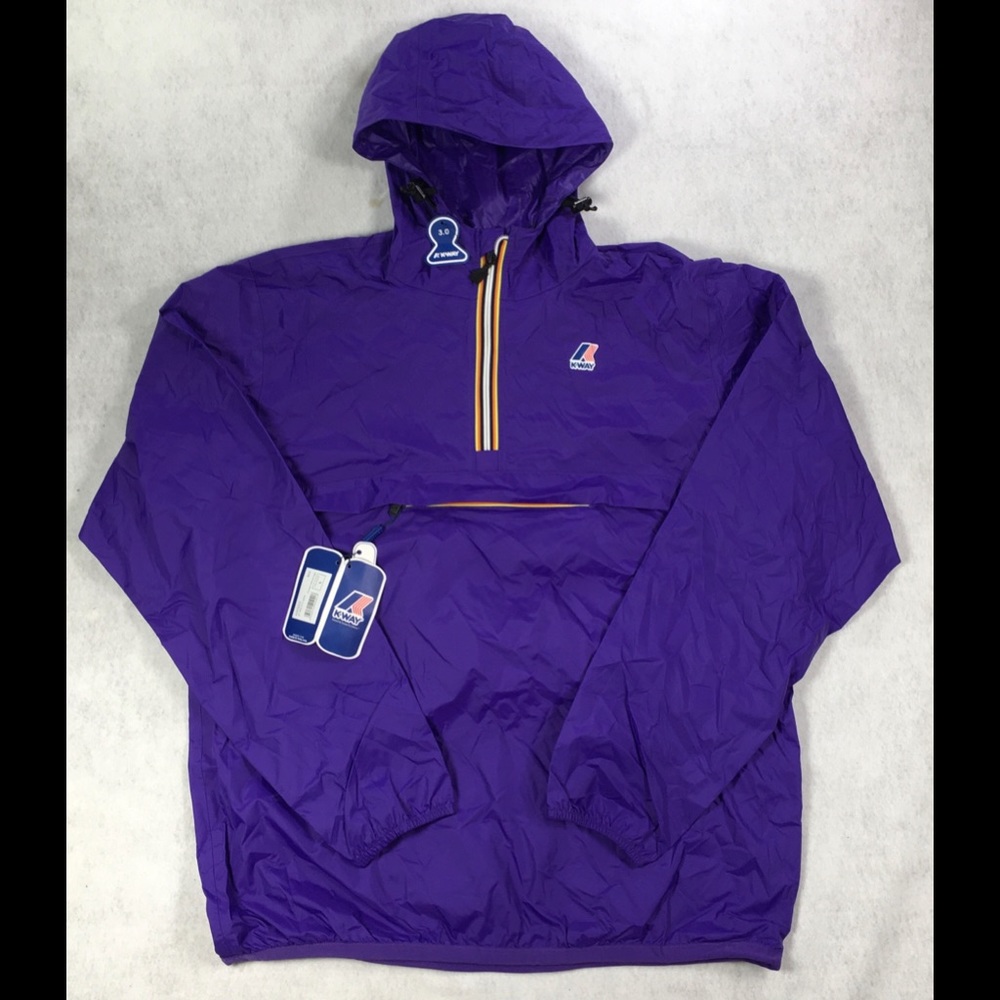 K-Way LE VRAI 3.0 LEON Windbreaker Jacket size L